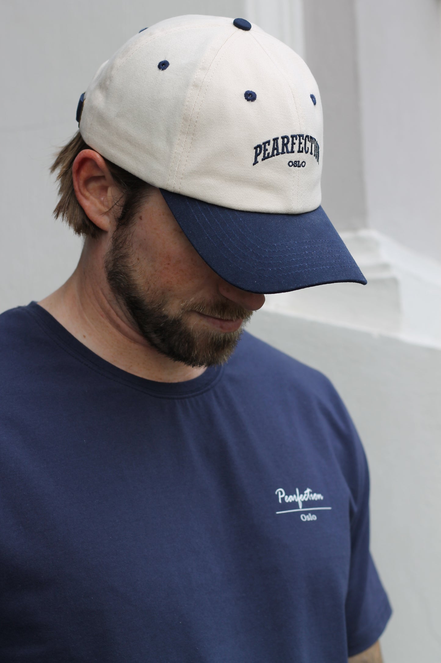 The Dad Cap - beige/navy