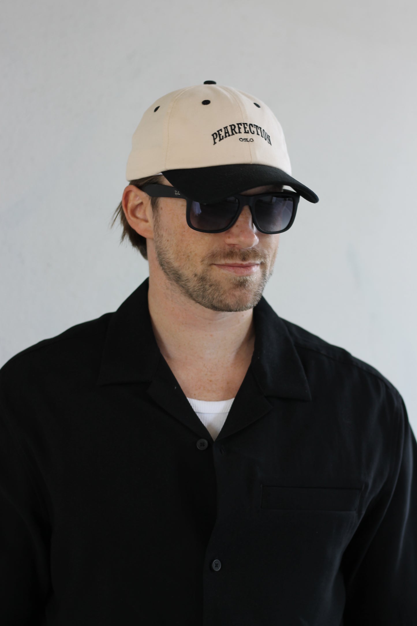 The Dad Cap - beige/black